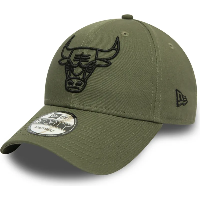 mutsid-kumer-roheline-reguleeritav-9forty-league-essential-chicago-bulls-nba-new-era