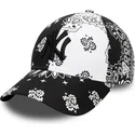 mutsid-kumer-must-reguleeritav-9forty-paisley-print-new-york-yankees-mlb-new-era