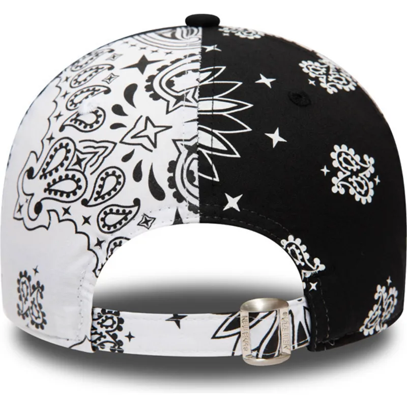 mutsid-kumer-must-reguleeritav-9forty-paisley-print-new-york-yankees-mlb-new-era