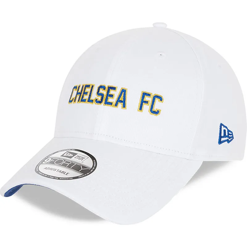 mutsid-kumer-valge-reguleeritav-9forty-cotton-wordmark-chelsea-football-club-premier-league-new-era