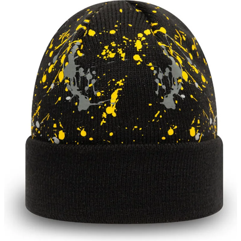 mutsid-must-lastele-cuff-knit-paint-splat-new-era