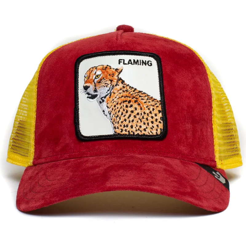 mutsid-kumer-punane-snapback-flaming-hot-cheetah-the-farm-goorin-bros