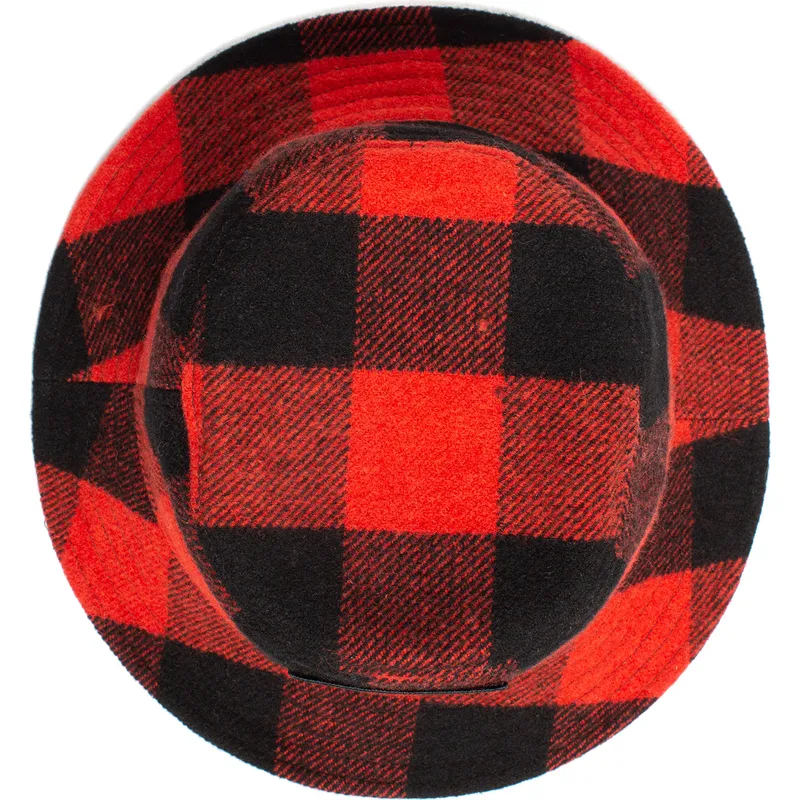 bucket-kumer-red-snapback-bucket-rojo-y-negro-bufalo-buffalo-i-m-a-little-hoarse-the-farm-the-farm-de-goorin-bros