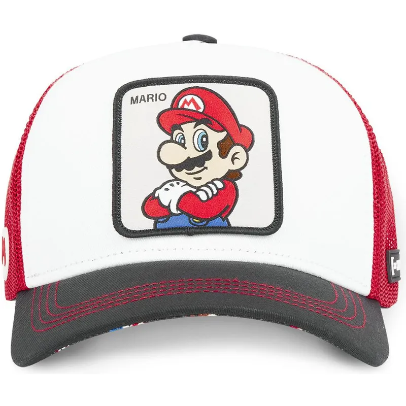cap-kumer-white-snapback-mario-super-mario-bros-capslab