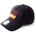 difuzed-curved-brim-3d-logo-marvel-comics-black-adjustable-cap