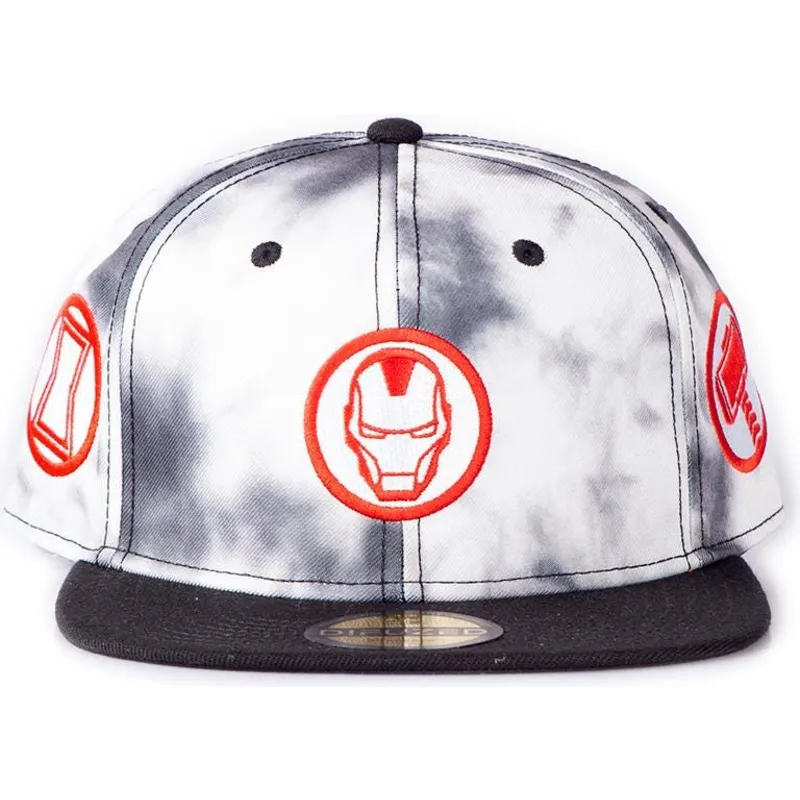 mutsid-lame-valge-snapback-tye-dye-badge-difuzed mutsid-lame-valge-snapback-tye-dye-badge-difuzed