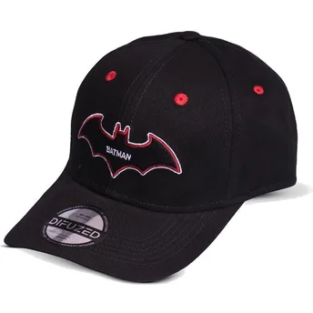 Difuzed Curved Brim Batman DC Comics Black Snapback Cap