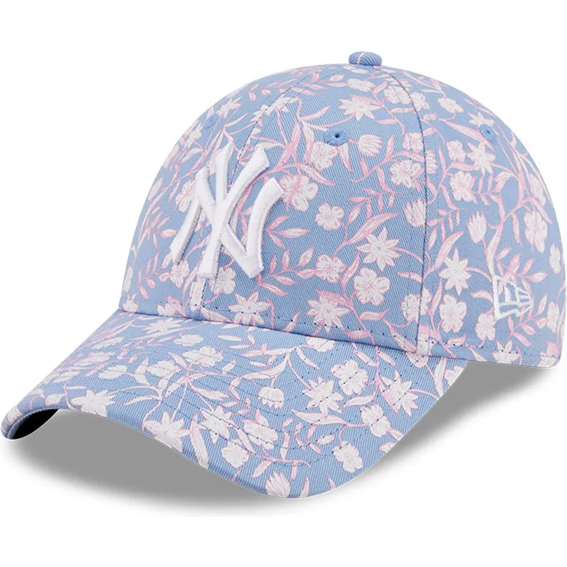 mutsid-kumer-sinine-reguleeritav-rosa-9forty-floral-new-york-yankees-mlb-new-era