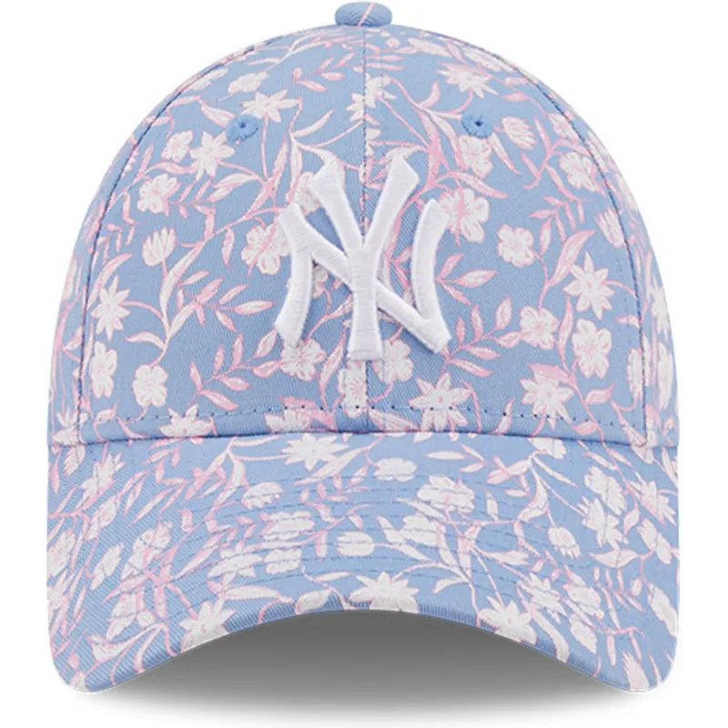 mutsid-kumer-sinine-reguleeritav-rosa-9forty-floral-new-york-yankees-mlb-new-era