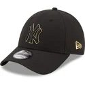 mutsid-kumer-must-reguleeritav-9forty-black-and-gold-new-york-yankees-mlb-new-era