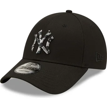 mutsid-kumer-must-reguleeritav-9forty-camo-infill-new-york-yankees-mlb-new-era