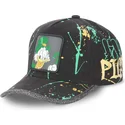 capslab-curved-brim-scrooge-mcduck-tag-scr1-disney-black-and-green-adjustable-cap