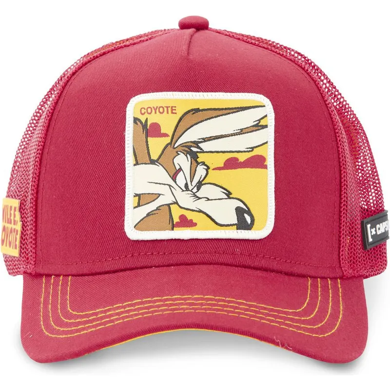 mutsid-kumer-veok-punane-snapback-coyote-loo5-coy1-looney-tunes-coyote-looney-tunes-capslab