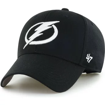 47 Brand Curved Brim MVP Tampa Bay Lightning NHL Black Adjustable Cap