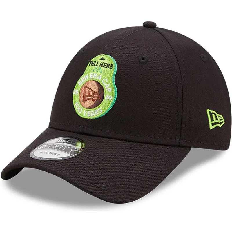 mutsid-kumer-must-reguleeritav-aguacate-9forty-food-icon-new-era