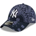 mutsid-kumer-meresinine-reguleeritav-9forty-paisley-print-new-york-yankees-mlb-new-era