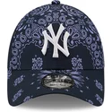 mutsid-kumer-meresinine-reguleeritav-9forty-paisley-print-new-york-yankees-mlb-new-era