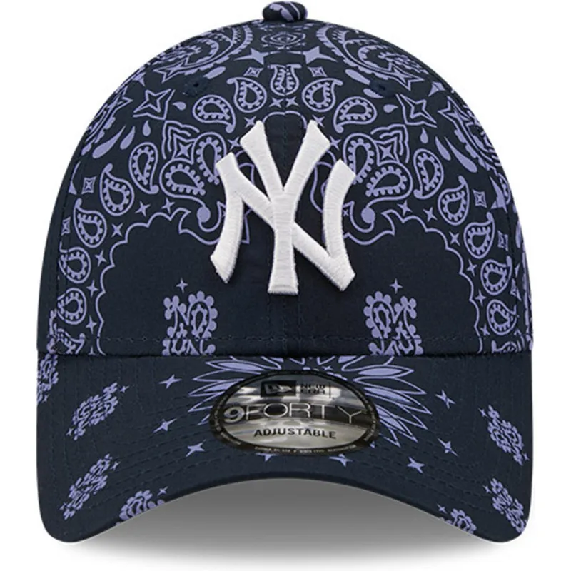 mutsid-kumer-meresinine-reguleeritav-9forty-paisley-print-new-york-yankees-mlb-new-era