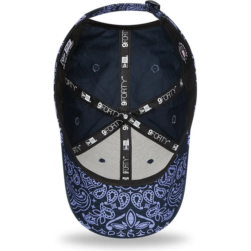 mutsid-kumer-meresinine-reguleeritav-9forty-paisley-print-new-york-yankees-mlb-new-era