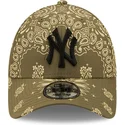 mutsid-kumer-roheline-reguleeritav-9forty-paisley-print-new-york-yankees-mlb-new-era