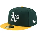 mutsid-lame-roheline-reguleeritav-59fifty-ac-perf-oakland-athletics-mlb-new-era