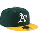 mutsid-lame-roheline-reguleeritav-59fifty-ac-perf-oakland-athletics-mlb-new-era