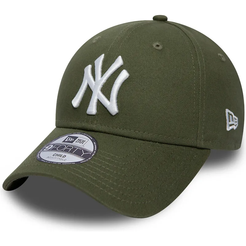 mutsid-kumer-roheline-reguleeritav-lastele-9forty-league-essential-new-york-yankees-mlb-new-era