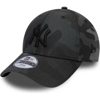 Mütsid kumer kamuflaaž reguleeritav rihm lastele 9FORTY League Essential New York Yankees MLB New Era