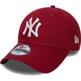 mutsid-kumer-punane-reguleeritav-lastele-9forty-league-essential-new-york-yankees-mlb-new-era