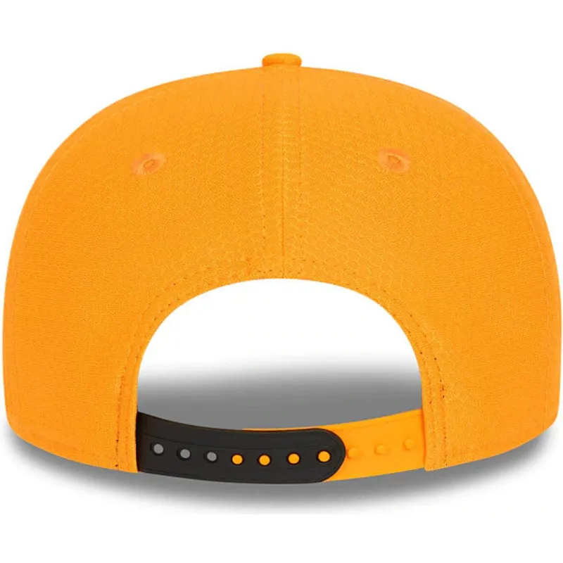 mutsid-kumer-oranz-snapback-lastele-9fifty-stretch-snap-lando-norris-mclaren-racing-formula-1-new-era