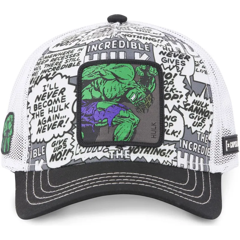 mutsid-kumer-valge-snapback-hul1-hulk-marvel-comics-capslab