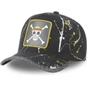 mutsid-kumer-must-reguleeritav-tag-log1-straw-hat-pirates-one-piece-capslab
