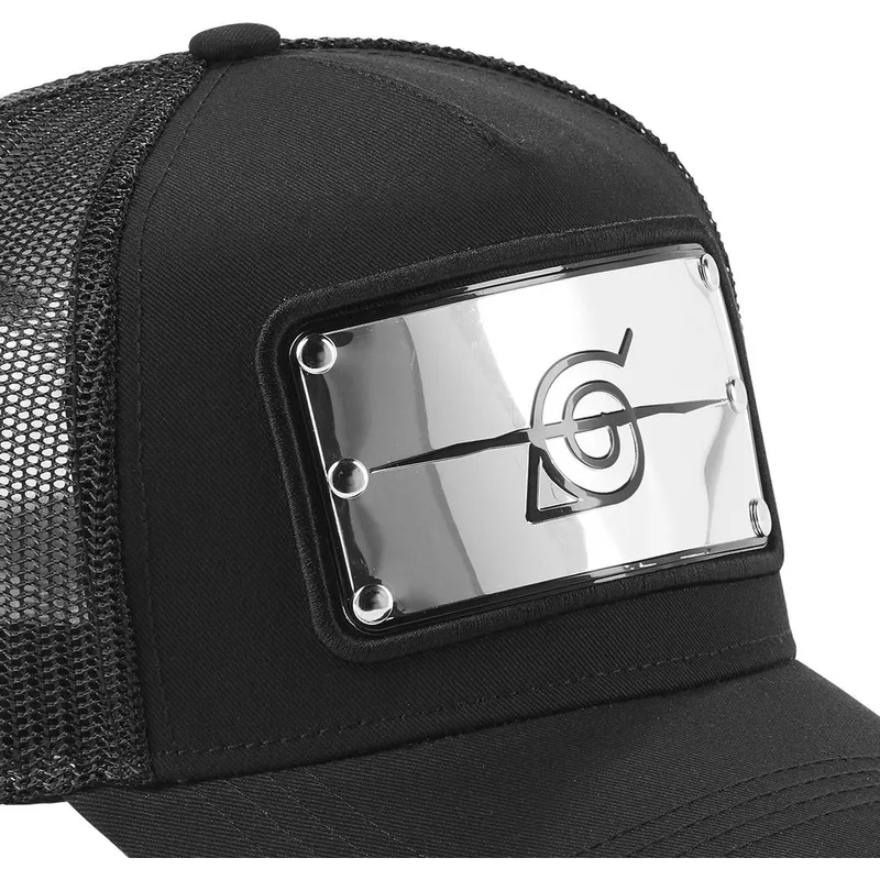 cap-kumer-black-snapback-konoha-naruto-capslab