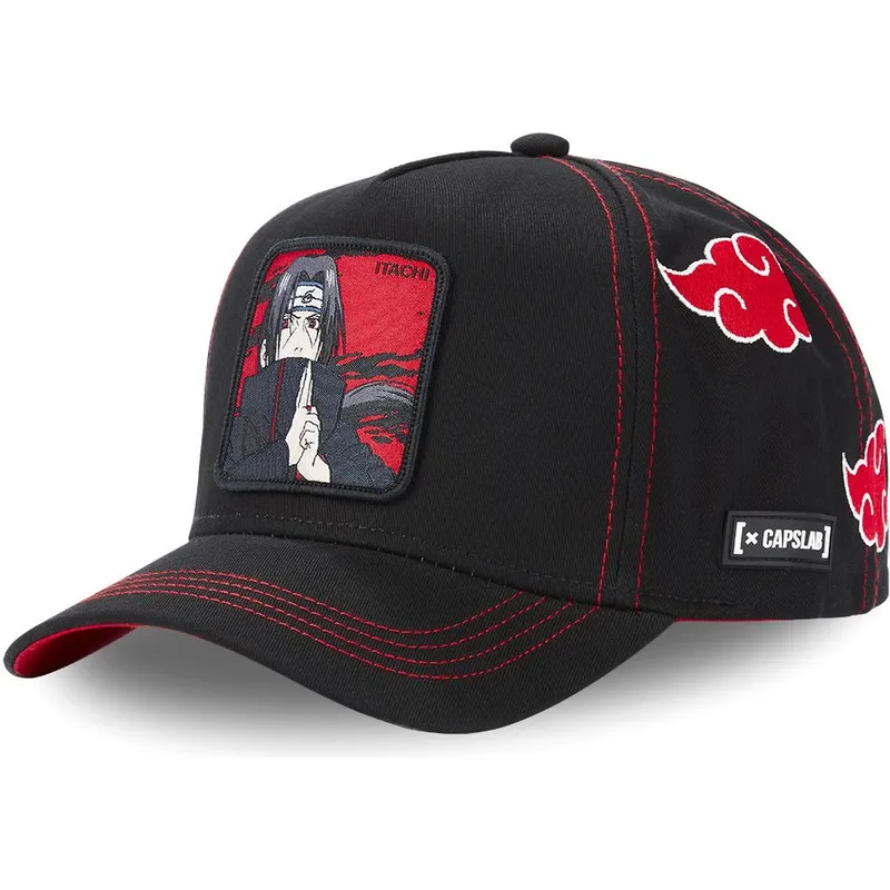 cap-kumer-black-snapback-itachi-uchiha-naruto-capslab