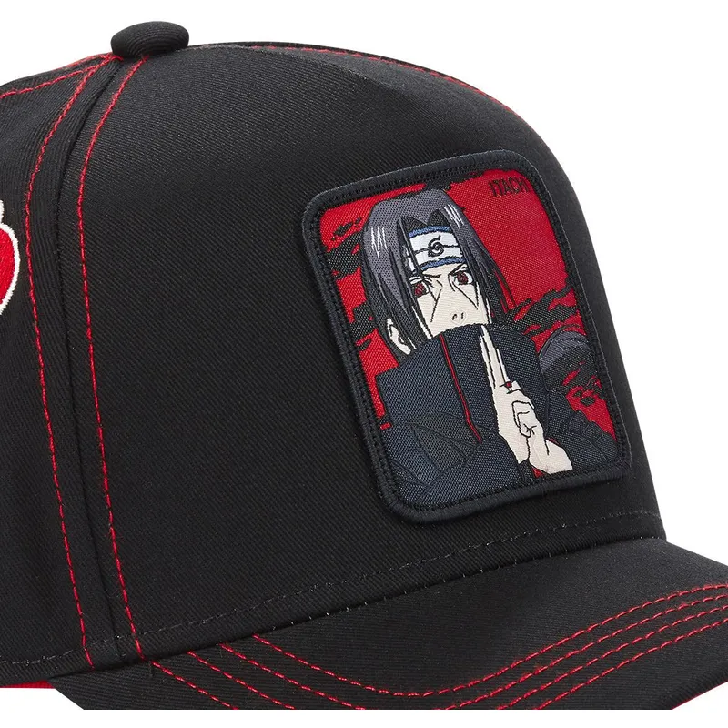 cap-kumer-black-snapback-itachi-uchiha-naruto-capslab