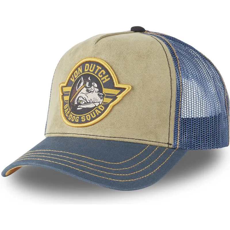 mutsid-kumer-pruun-snapback-bad-dog-squad-bad-von-dutch