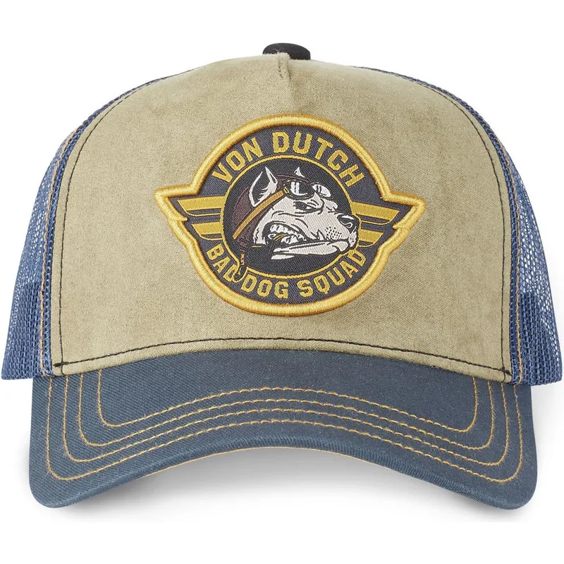 mutsid-kumer-pruun-snapback-bad-dog-squad-bad-von-dutch
