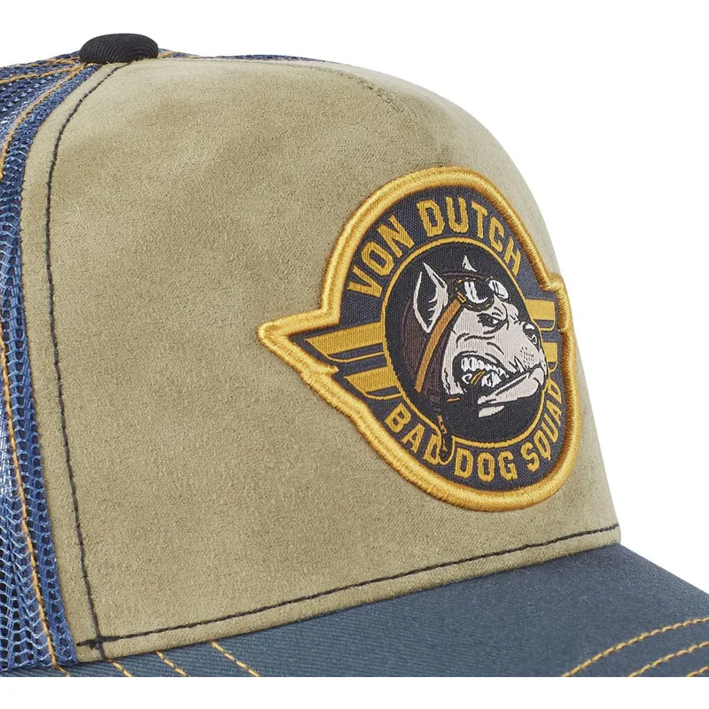 mutsid-kumer-pruun-snapback-bad-dog-squad-bad-von-dutch
