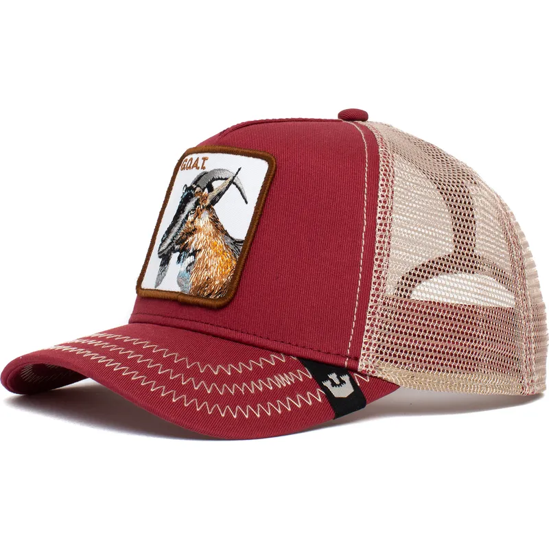 mutsid-kumer-punane-snapback-goat-the-goat-the-farm-goorin-bros