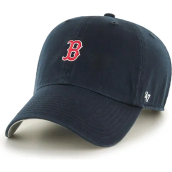 Cap kumer navy blue adjustable strap Clean Up Base Runner Boston Red Sox MLB 47 Brand
