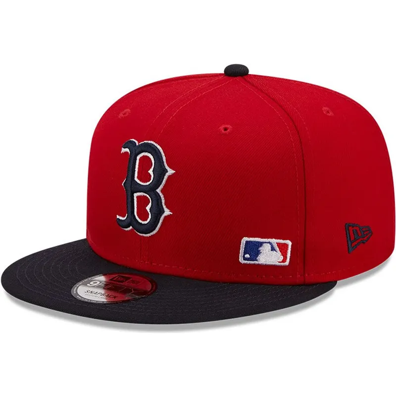 mutsid-lame-punane-snapback-9fifty-team-arch-boston-red-sox-mlb-new-era