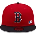 mutsid-lame-punane-snapback-9fifty-team-arch-boston-red-sox-mlb-new-era