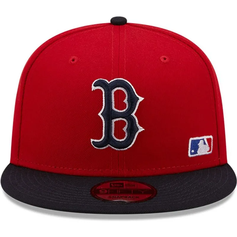 mutsid-lame-punane-snapback-9fifty-team-arch-boston-red-sox-mlb-new-era