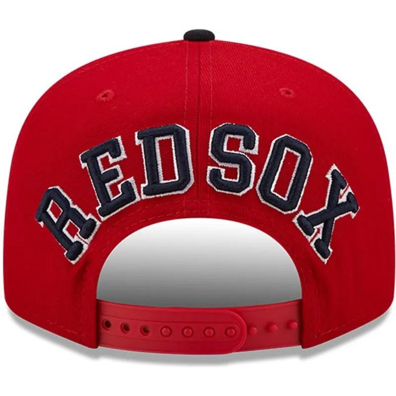 mutsid-lame-punane-snapback-9fifty-team-arch-boston-red-sox-mlb-new-era