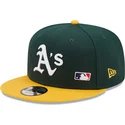 mutsid-lame-roheline-snapback-9fifty-team-arch-oakland-athletics-mlb-new-era