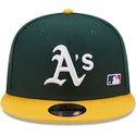 mutsid-lame-roheline-snapback-9fifty-team-arch-oakland-athletics-mlb-new-era