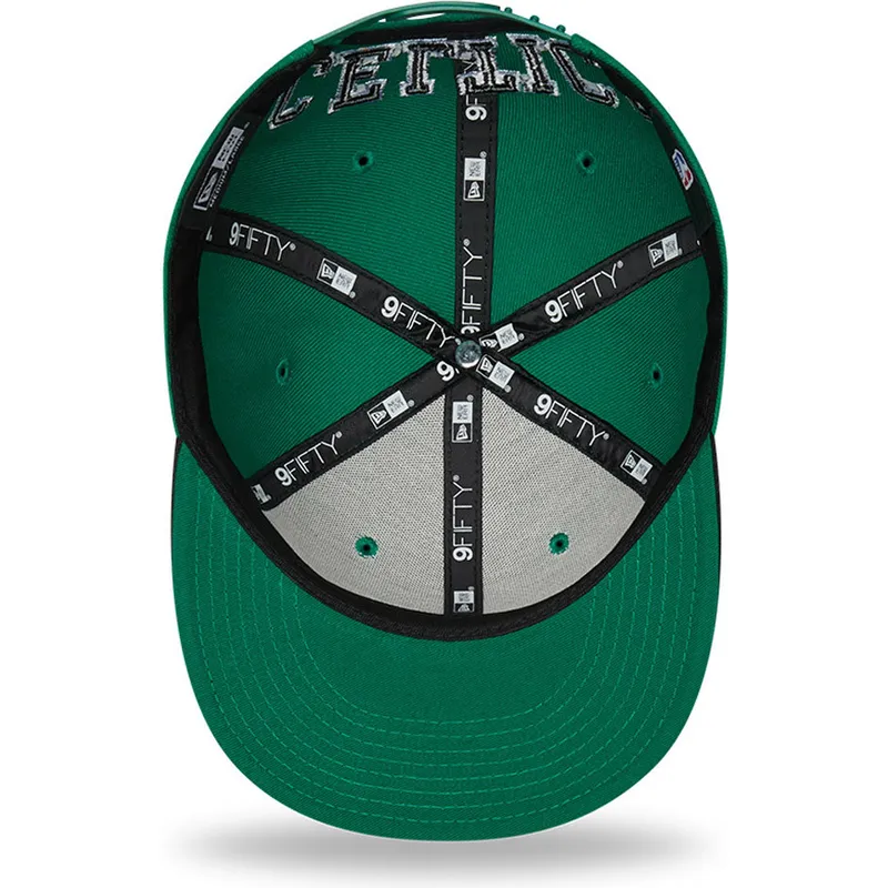 mutsid-lame-roheline-snapback-9fifty-team-arch-boston-celtics-nba-new-era