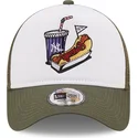 mutsid-kumer-valge-snapback-a-frame-stadium-food-hot-dog-new-york-yankees-mlb-new-era