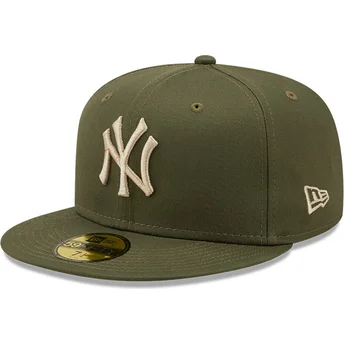 mutsid-lame-roheline-liibuv-59fifty-league-essential-new-york-yankees-mlb-new-era