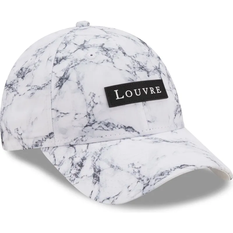 mutsid-kumer-valge-reguleeritav-9forty-clear-marble-le-louvre-new-era